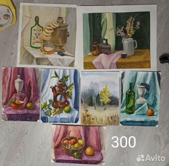 Работы по рисунку и живописи