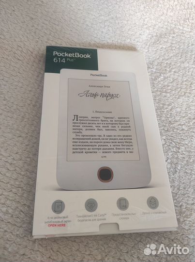 Электронная книга PocketBook 614 Plus White