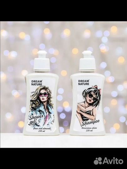 Набор подарочный, гель + шампунь, в упаковке