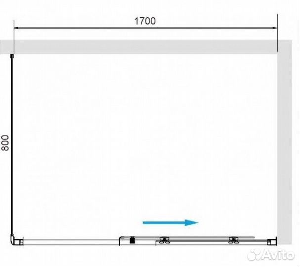 Душевой уголок RGW Passage PA-177-1B 170x80