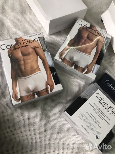 Трусы боксеры calvin klein