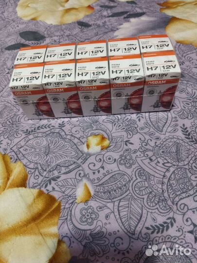 Лампы h7 (Osram) ближний свет