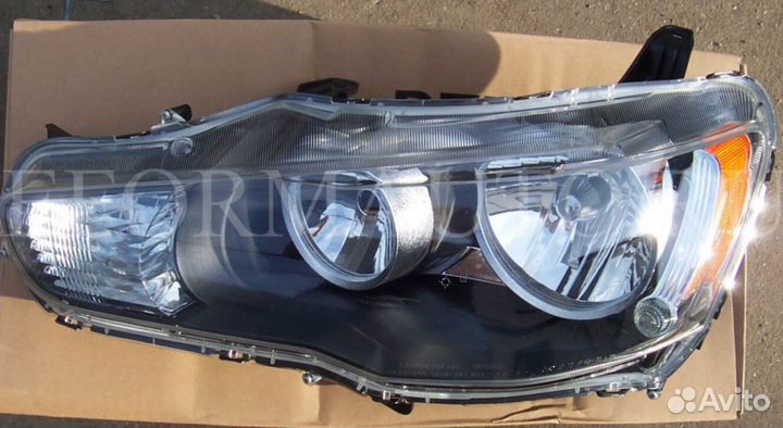 Фара левая на mitsubishi lancer 10