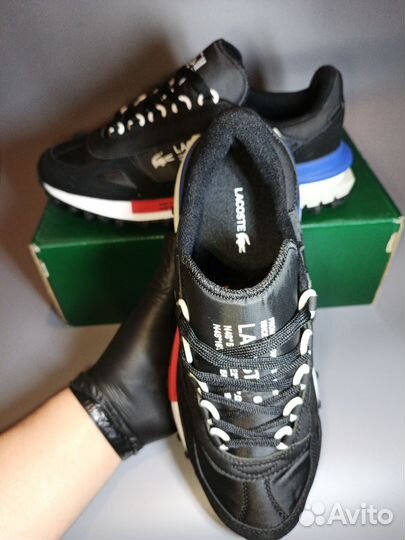 Lacoste: Черные, спортзал, бег, люксовое качество