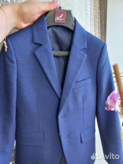 Школьный костюм для мальчика 128 синий