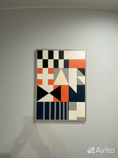 Интерьерное панно на холсте абстракция