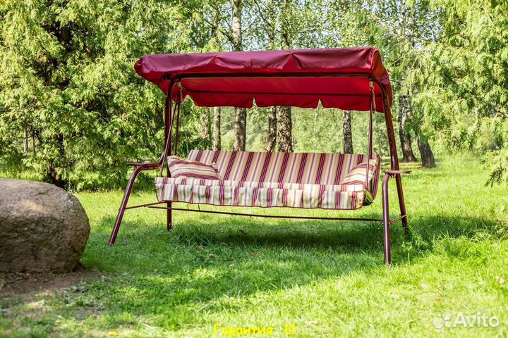 Садовые Качели 3-х местные nova