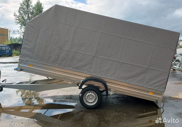 Прицеп 3.7х1.5х1.7 R13 с тентом 