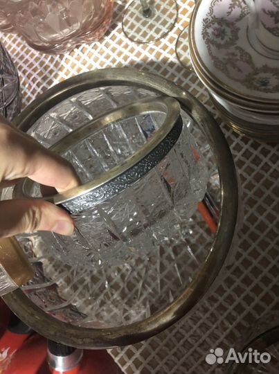 Ваза серебро