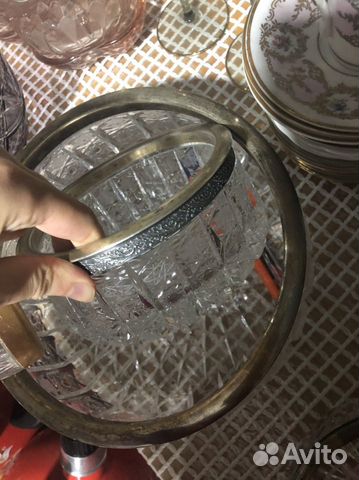 Ваза серебро