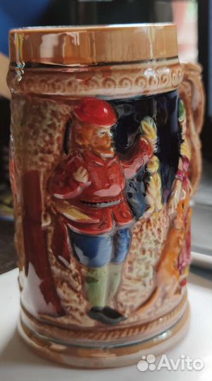 Кружка пивная керамическая СССР, 1970е гг