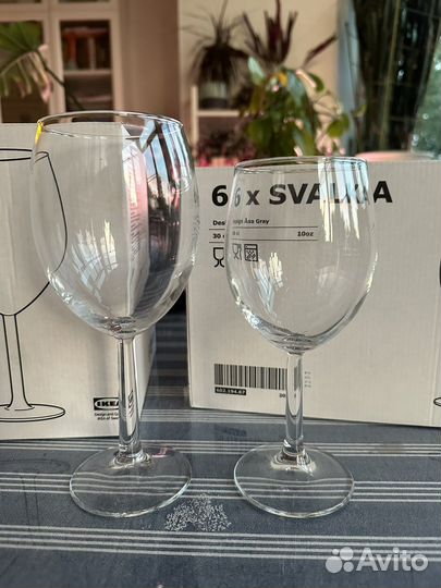Бокалы для вина. Новые. Икея