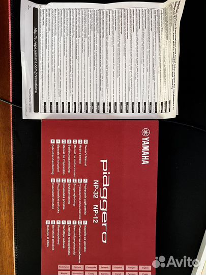 Цифровое пианино yamaha np-12