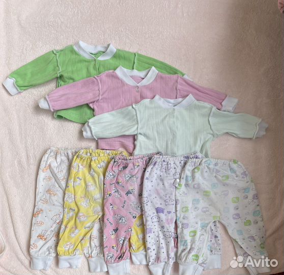 Детские вещи пакетом для девочек от 0 до 3 месяцев