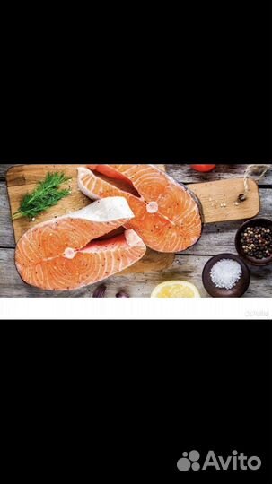 Стейки семги