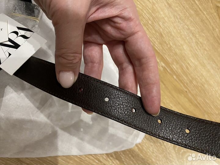 Кожаный ремень Zara NEW