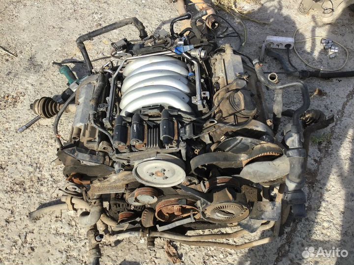 Двигатель Audi A6 объём 2.4.Модель BDV