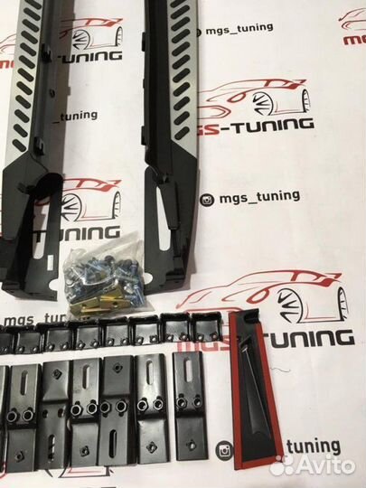 Пороги подножки BMW X4 G02 бмв Икс 4