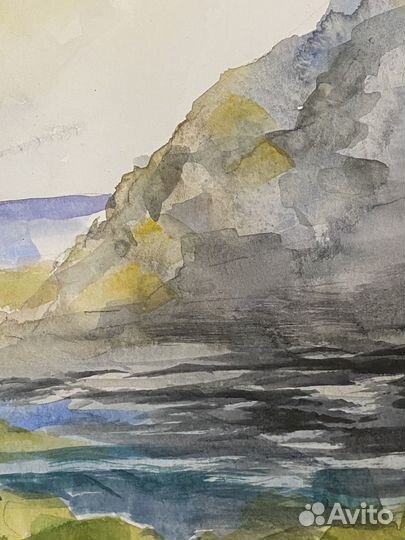 Детский рисунок акварель А3