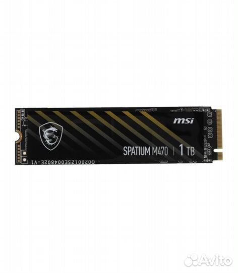 1 тб SSD M.2 накопитель MSI spatium M470
