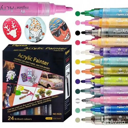 Набор маркеров / водостойкие акриловые маркеры
