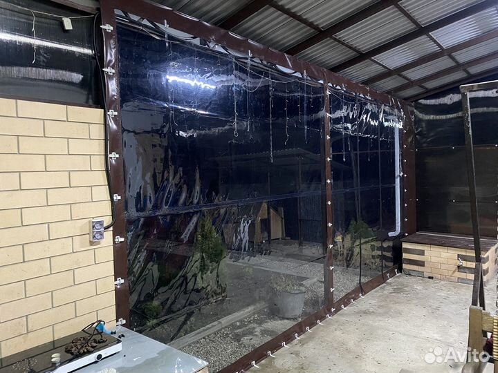 Мягкие окна для террасы беседки веранды