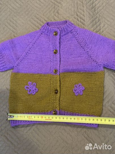 Кофта вязаная ручной работы детская