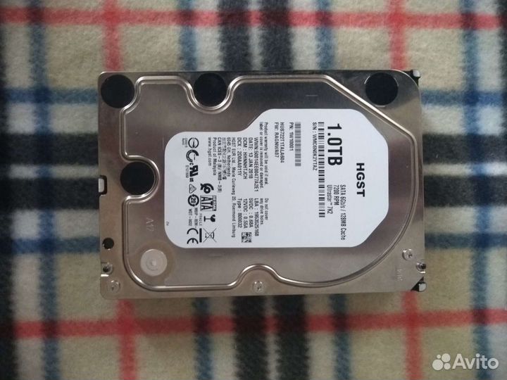 SATA HDD 1Tb hgst