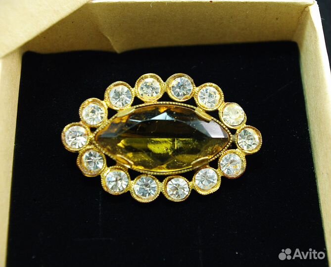 Винтажная брошь Леденец Чехословакия 80гг