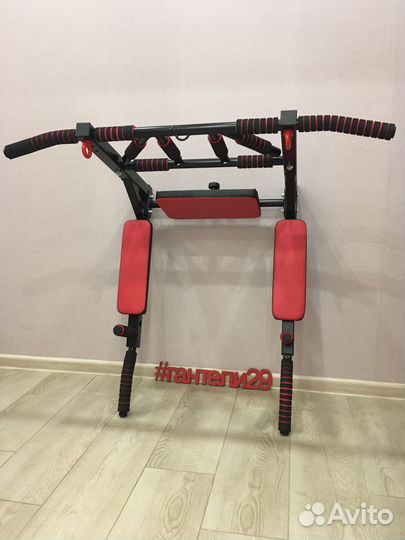 Турник с брусьями мультихват