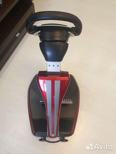 Руль приставка с педалями Ferrari