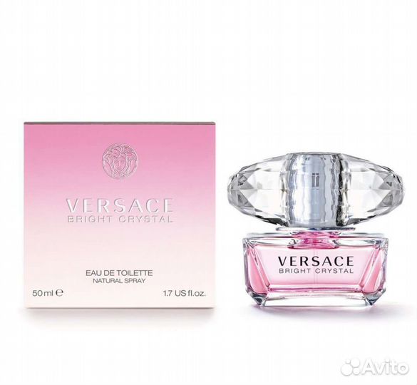 Versace bright crystal 50ml оригинал туалетная вод