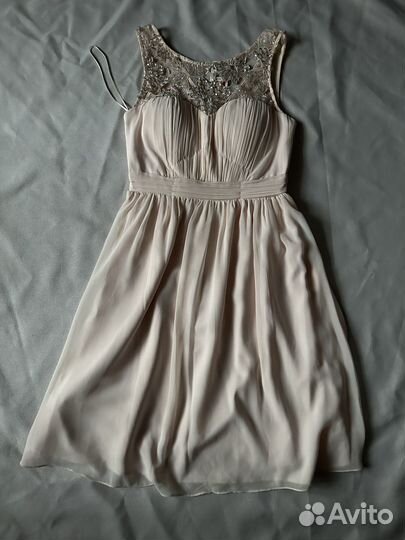 Платье шифоновое новое с биркой S
