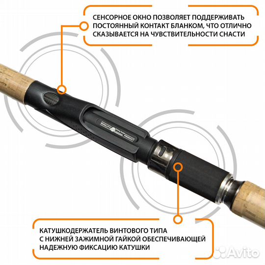 Удилище телескопическое aqua topaz 2,7 m 10-40 g