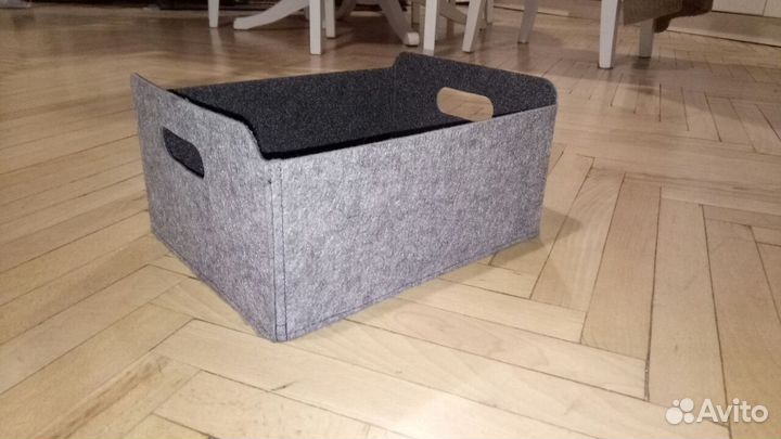 Корзина икеа бесто и набор коробок скубб