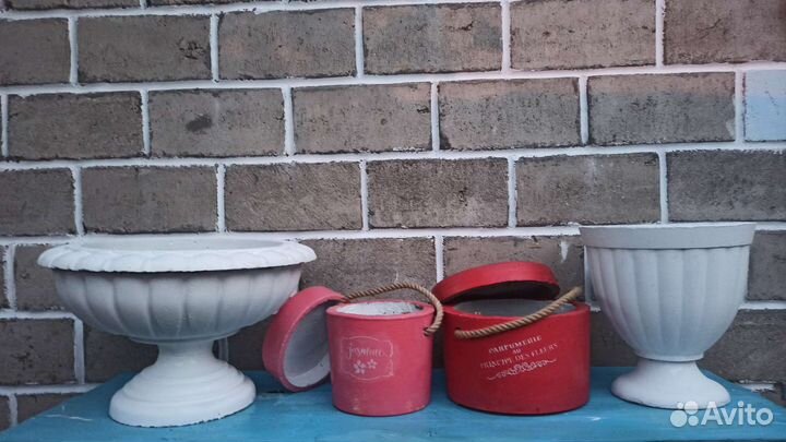 Вазоны садовые декор из бетона