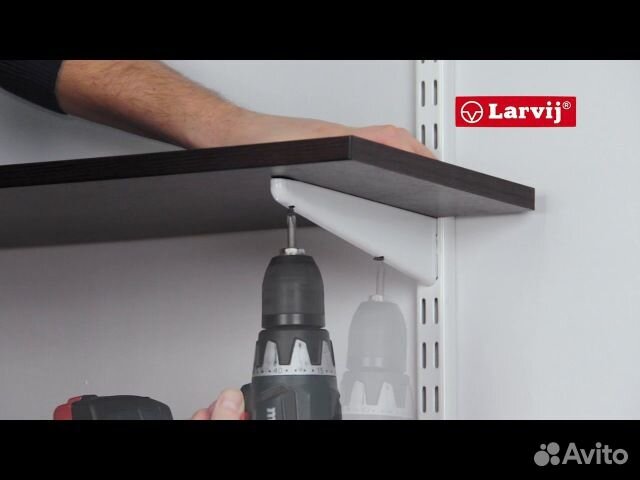 Кронштейн и Скоба для стойки Larvij однопазная