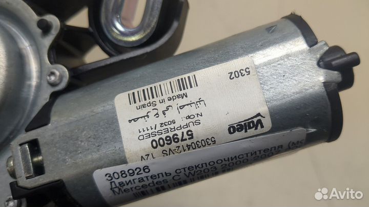 Двигатель стеклоочистителя задний Mercedes C W203, 2001