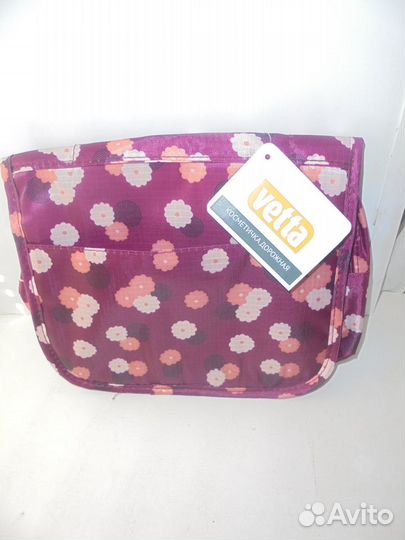 Дорожная косметичка 24 х 18.5 х 9 см на липучках