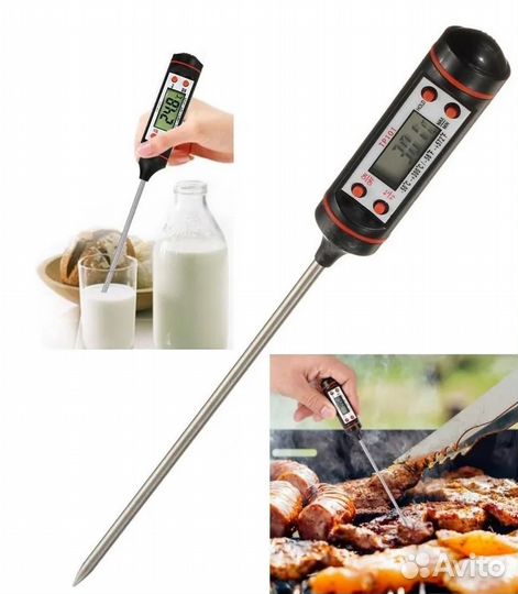 Термометр электронный кулинарный с щупом