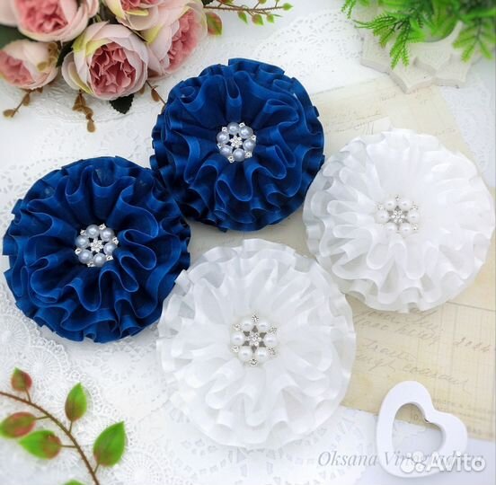 Банты белые школа 1 сентября