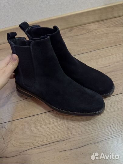 Полусапоги женские 39 Loro Piana замша