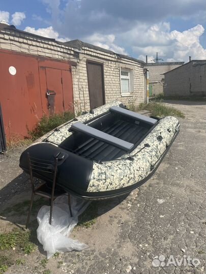 Kitt boats лодка пвх 350 нднд+мотор Skipper 9.8