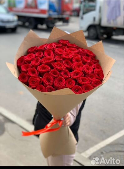Цветы и букеты розы с бесплатной доставкой 51, 101