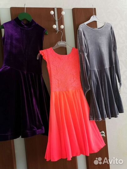 Платья рейтинговые 4 шт. для спорт. бальных танцев