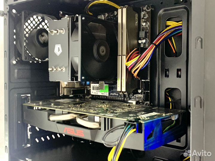 Игровой пк RX 470, intel 9100F, DDR4 16GB, M2