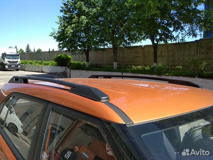 Рейлинги (дуги) Hyundai Creta 2016-2021 (чёрные)