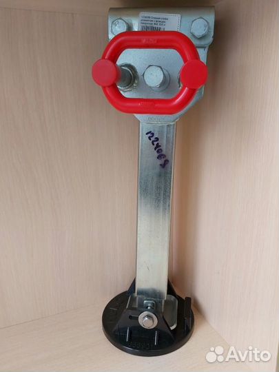 Опорная стойка для прицепа домкратная с фланцем, п