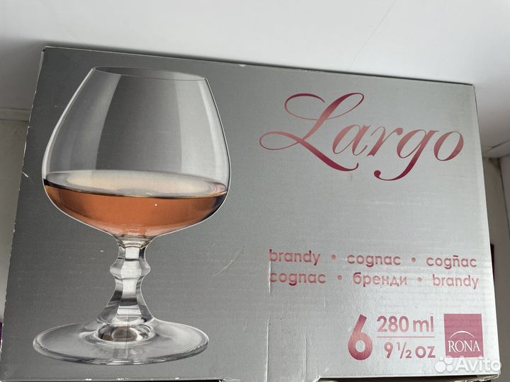 Бокалы для коньяка Rona (Словакия ) 6 штук