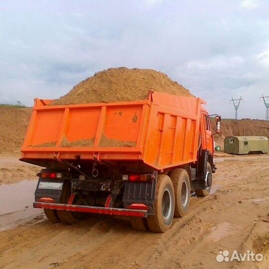 Песок для строительства